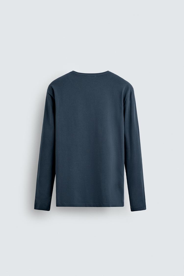 2 Pieces Full Sleeves T-Shirt ( BLACK & NAVY )