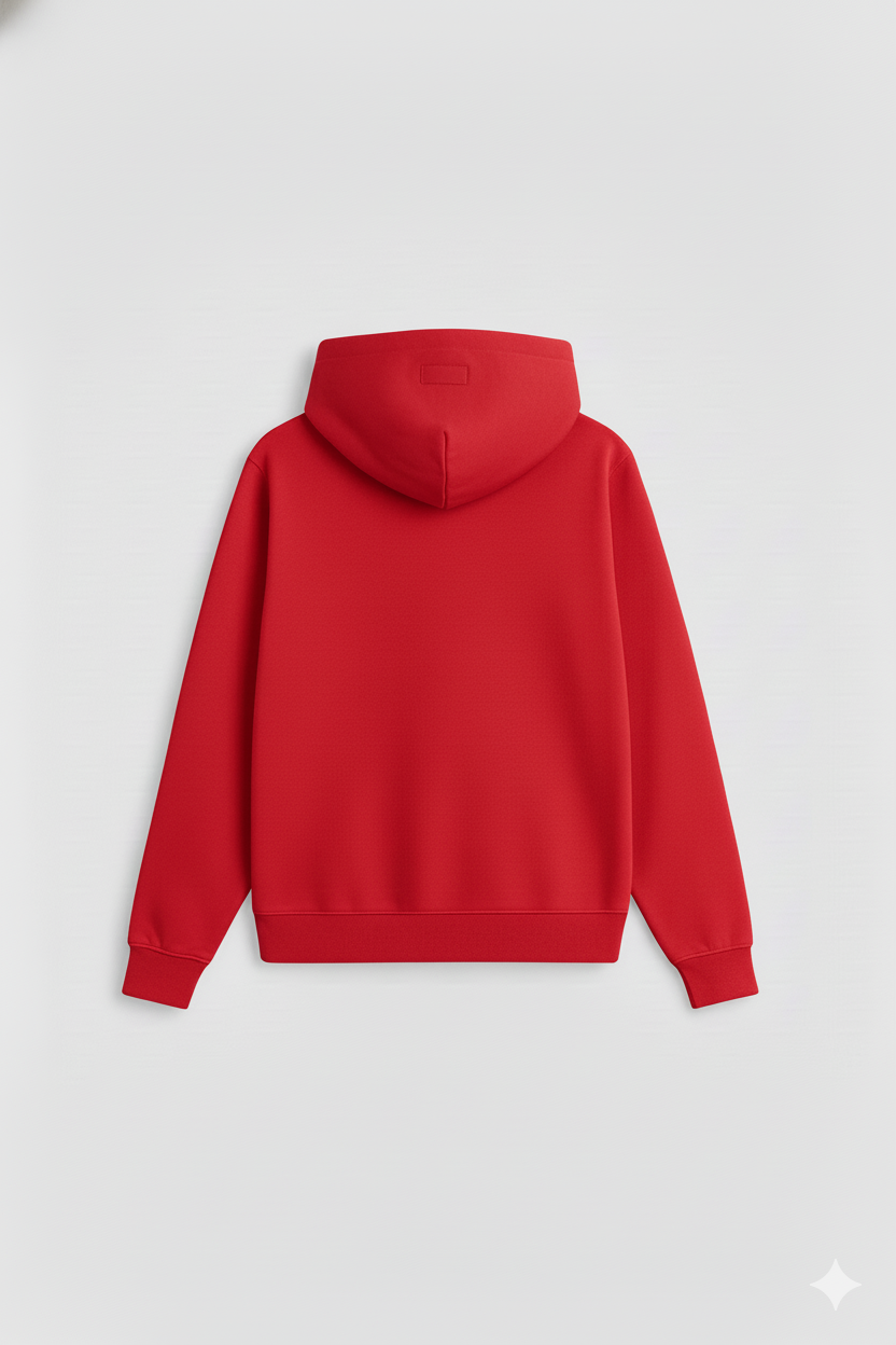 Red Oversized Hoodie