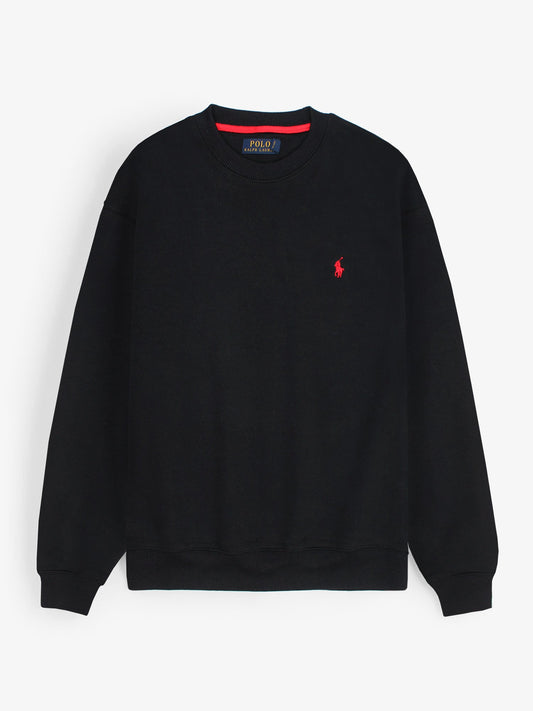 The RL Fleece Sweatshirt (black) unisex