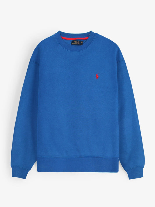 The RL Fleece Sweatshirt (royal blue) unisex