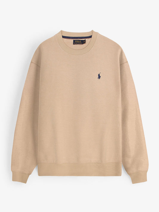 The RL Fleece Sweatshirt (beige) unisex