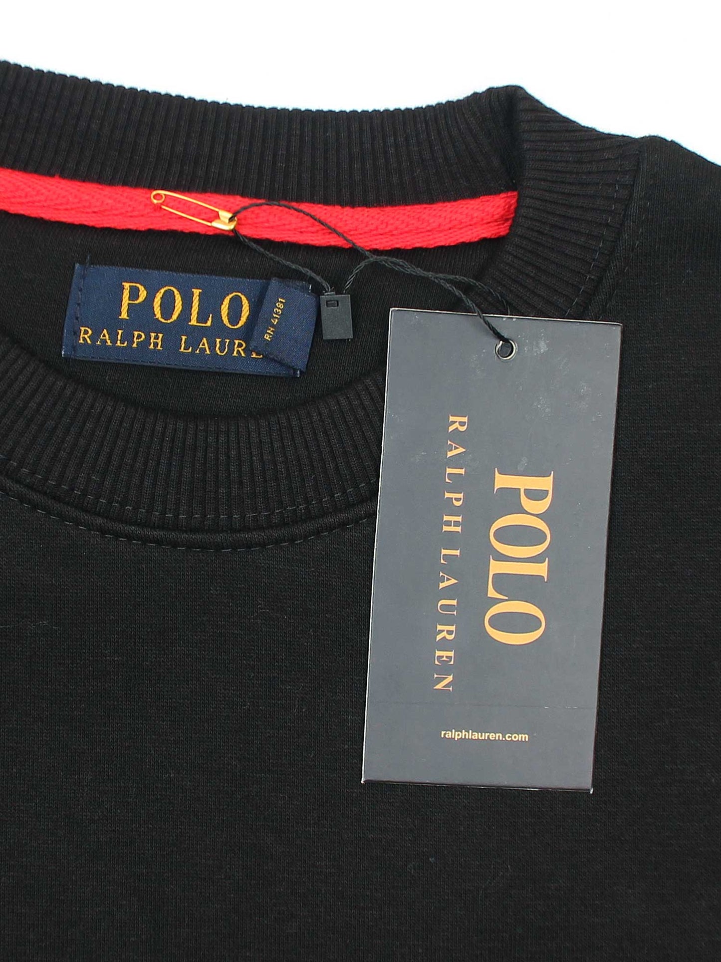 The RL Fleece Sweatshirt (black) unisex