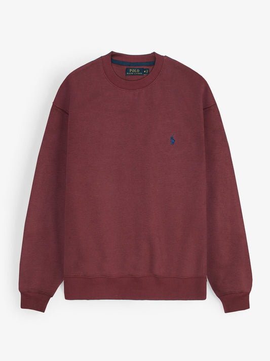 The RL Fleece Sweatshirt (maroon) unisex