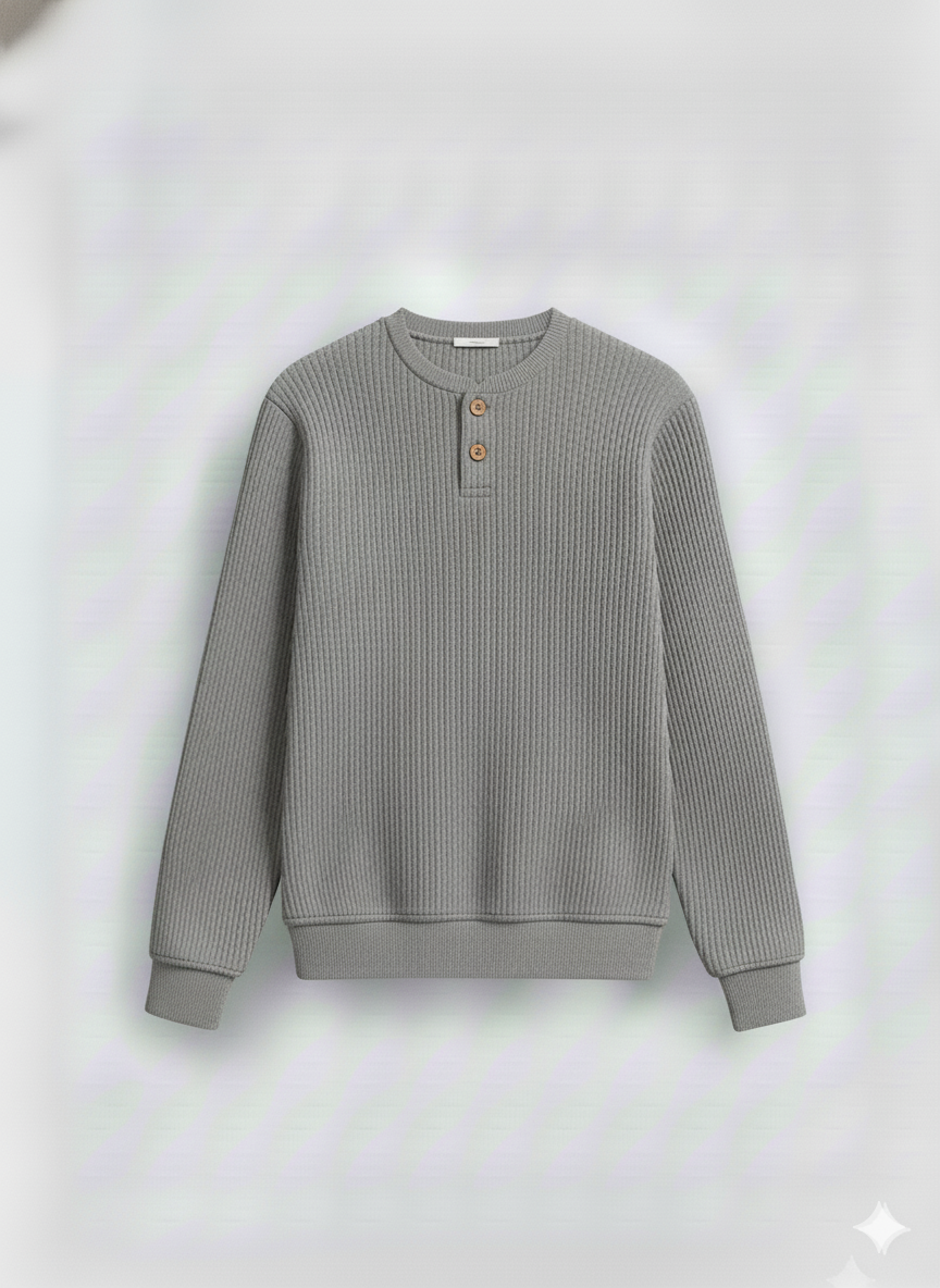 Dual-Knit Henley Pack (Gray & Deep Teal)