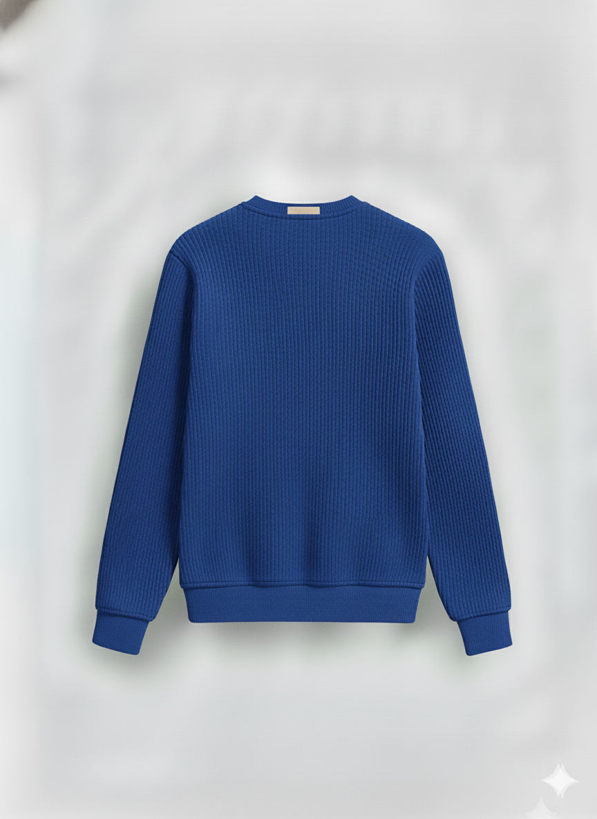 Dual-Knit Henley Pack (White & Royal blue)