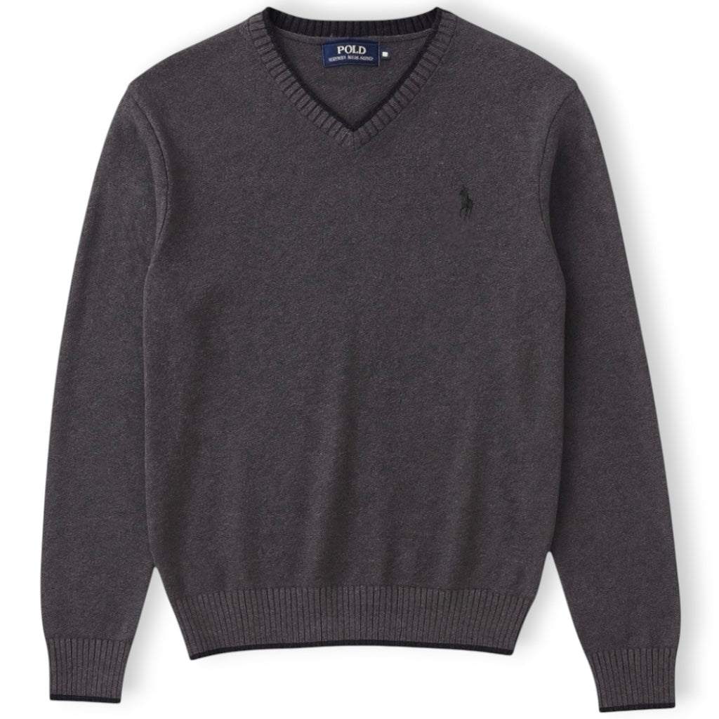 RL Premium F/S Knitted Sweater (Charcoal Grey)