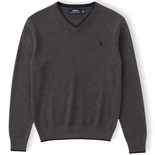 RL Premium F/S Knitted Sweater (Charcoal Grey)
