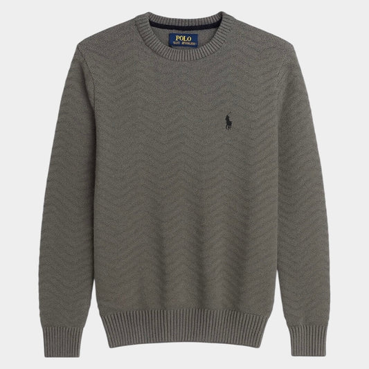 RL Premium V Knit Sweater (Dark Grey)