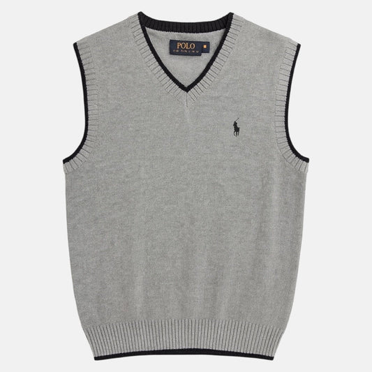 RL Premium S/L Knitted Sweater (Heather Grey)