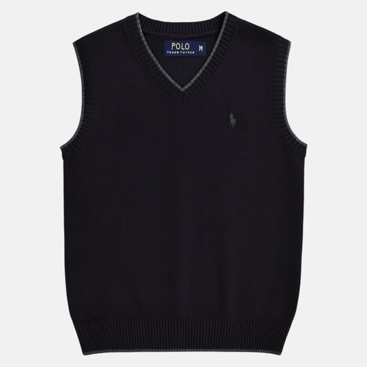 RL Premium S/L Knitted Sweater (Black)