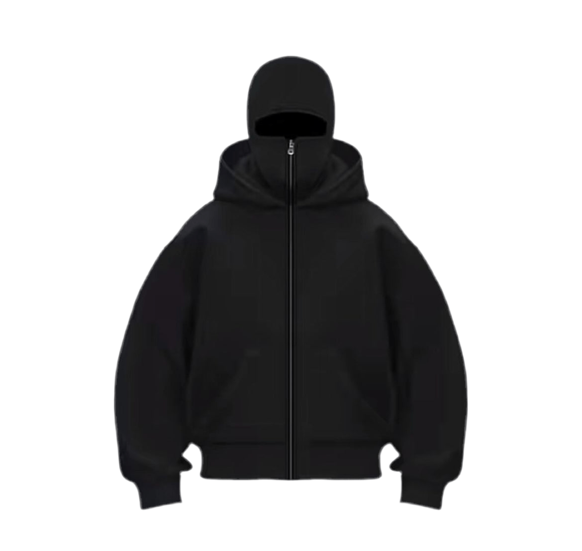Balaclava Oversized ZIpper Hoodie